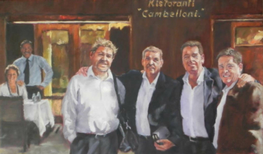 Oil painting 330 H x 550 W